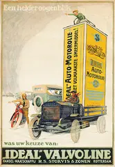 Arnold van Roessel, Ideal Valvoline R.S. Stokvis & Zonen Rotterdam, poster