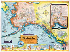 Edward Camy, Alaska Steamship Company "The Alaska Line", 1940, poster