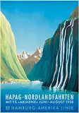 Ottomar C.J. Anton, HAPAG-Nordlandfahrten mit T.S. "Ariadne", 1958, poster