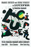 Uris Theater New York City Margot Fonteyn and Rudolf Nureyev in Lucifer by Joan Miró, 1975, poster, sold Jul 2022