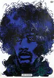 Waldemar Świerzy, Jimi Hendrix, 1974, poster