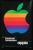 Apple personal computers by Rob Janoff & Steve P. Jobs (1955-2011, 1980, poster, sold Jul 2022
