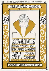 L.S. Rehbock, Cinema Dance Concert Lee Michaels, 1967, poster