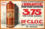 Hennig, P. van Gent's Zeer Oude Genever 't Kraantje Schiedam, poster