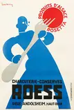 Léon Dupin, Charcuterie-Conserves Roess, 1933, poster