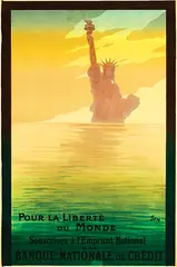 Sem, Pour la Liberté du Monde, 1917, poster