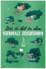 van Altena, Zóó is het in den Nationale Jeugdstorm, 1942, poster