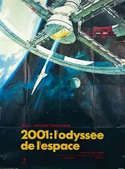Robert McCall, Movie: Keir Dullea and Gary Lockwood in Stanley Kubrick's and Arthur C. Clarke's "2001: l'odyssée de l'espace" (2001: A Space Odyssey), 1968, poster