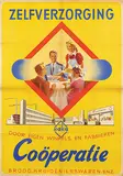 Haka Zelfverzorging Coöperatie door eigen winkels en fabrieken by Advertising Agency Grijseels, 1947, poster, sold Jul 2022