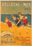 H. Gray, Boulogne s. Mer Casino Golf-Fete des Fleurs Courses de Cheveaux, poster