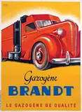 Roland Ansieau, Gazogène Brandt, 1930, poster