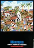Mario Marine, Nikaragua braucht Frieden und Solidarität! Solidaritätskomitee der DDR, poster