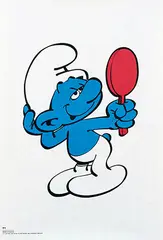 Peyo, Les Schtroumpfs (The Smurfs), poster