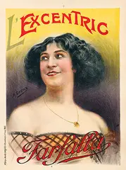 Achille Gallice, L'Excentric Farfalla, poster