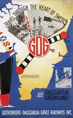 Brovik, GDG Travel Through the Heart of Sweden, poster
