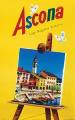 Hans Peyer, Ascona Lago Maggiore Svizzera, 1959, poster