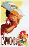 Marcias J. Morell, Espagne (lady with fan), poster