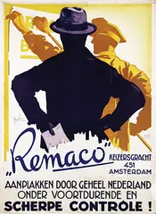 J.H. Morien, Remaco aanplakken door geheel Nederland, poster