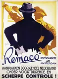 J.H. Morien, Remaco aanplakken door geheel Nederland, poster