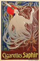 Stephano, Cigarettes Saphir, poster