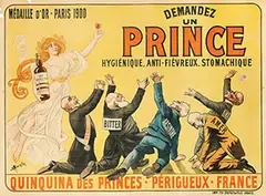 Marcellin Auzolle, Demandez un Quinquina des Princes, poster