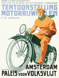 Arnold van Roessel, Tentoonstelling Motorrijwielen. Amsterdam Paleis voor de Volksvlijt, 1921, poster