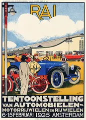 Willem Frederik Winter, RAI Tentoonstelling van Automobielen-Motorrijwielen en Rijwielen. Amsterdam, 1925, poster