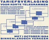 Nicolaas P. de Koo, Tariefsverlaging voor korte Telegrammen