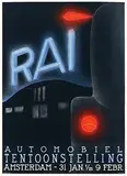 Wim van Andringa de Kempenaer, RAI Automobiel-Tentoonstelling Amsterdam, 1936, poster