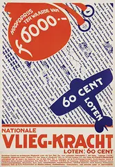 Job Denijs, Nationale Vlieg-Kracht, 1936, poster