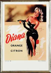 Milley, Diana Orange Citron, poster