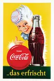 Haddon H. Sundblom, Trink Coca-Cola ..das erfrischt, poster