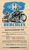 Matthäus Günther, Hercules Nürnberg Deutschlandfahrt, 1951, poster