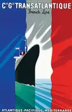 Paul Colin, Cie Gle Transatlantique French line, poster