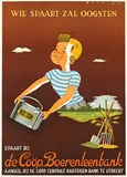 Hornixa, Spaart bij de Coöp. Boerenleenbank Utrecht, poster