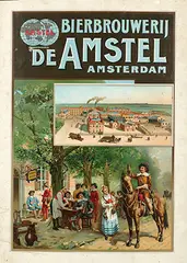 Charles Rochussen, Bierbrouwerij De Amstel Amsterdam, poster