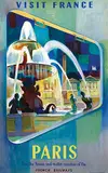 Jane Atché, French Railways Visit France Paris, 1952, poster
