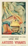 Edgar Scauflaire, Exposition Int. de l'Eau Liège, 1939, poster