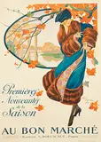 René Merval, Au Bon Marché Maison A. Boucicaut Paris, 1920, poster