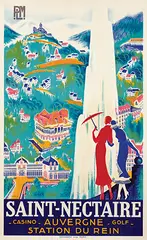 Roger de Valerio, Saint-Nectaire Auvergne Casino Golf, poster