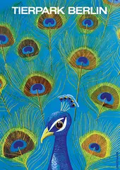 Rodolpho Lindemann, Tierpark Berlin (peacock), poster