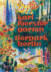 Usti, karl foester garten tierpark berlin, 1974, poster