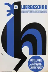 Werbeschau Düsseldorf by Paul L. Hesse, 1927, poster, sold Feb 2022