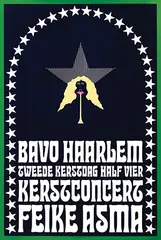 Bavo Haarlem Kerstconcert Feike Asma by Gielijn Escher, 1970, poster, sold Feb 2022