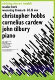 Gielijn Escher, stichting nieuwe muziek waalse kerk christopher hobbs cornelius cardew john tilburg piano
