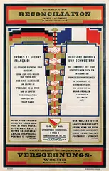 W.J. Kalff, Semaine de Reconciliation Franzoesisch-Deutsche Versoehnungs-Woche Utrecht, 1922, poster