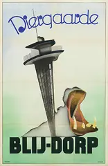 J.M. Kloos, Diergaarde Blij-Dorp, poster