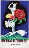 G. Hagemeyer, Den Haag-Bloemen-Zee, 1953, poster