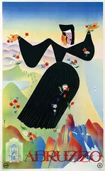 L. Muzi, Abruzzo, 1948, poster