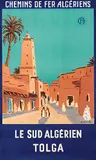R. Péraut, Le Sud Algérien Tolga, poster